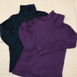 ユニクロ(UNIQLO)のお値下げ　タートル 150 2枚セット(Tシャツ/カットソー)