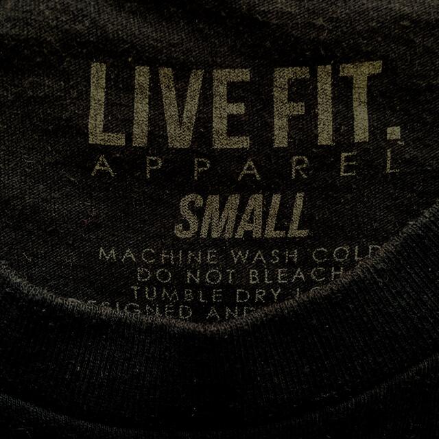 LIVE FIT リブフィト　Tシャツ ブラック Sサイズ メンズのトップス(Tシャツ/カットソー(半袖/袖なし))の商品写真