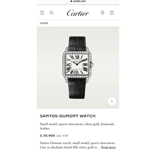 カルティエ(Cartier)のご予約品・カルティエ・サントス・デュモント・腕時計(腕時計)