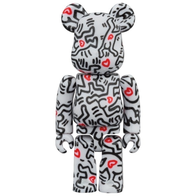 MEDICOM TOY(メディコムトイ)のBE@RBRICK KEITH HARING #8 100％ & 400％ エンタメ/ホビーのフィギュア(その他)の商品写真