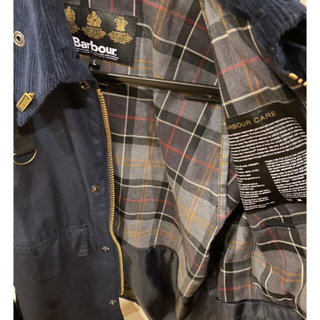 barbour spey L バブアー スペイ　ネイビー　 メンズのジャケット/アウター(ブルゾン)の商品写真