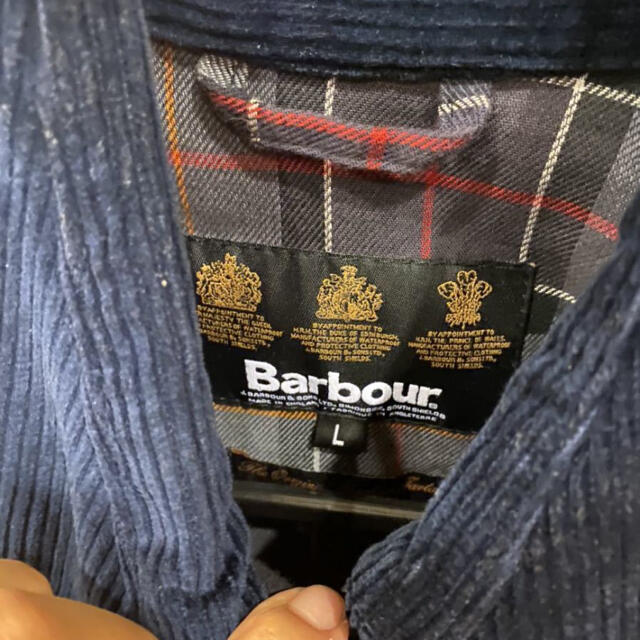 barbour spey L バブアー スペイ　ネイビー　 メンズのジャケット/アウター(ブルゾン)の商品写真