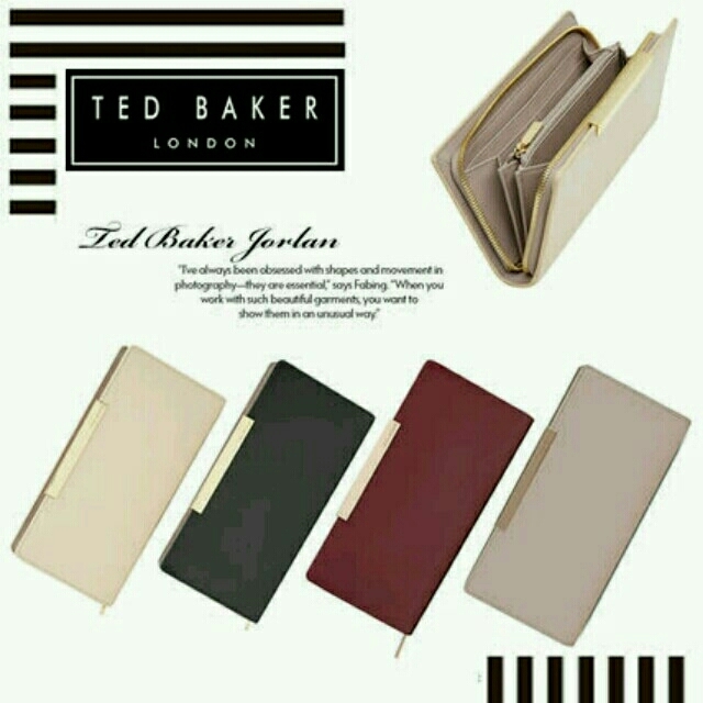 TED BAKER(テッドベイカー)のTED BAKER メタリックバー長財布　2016/17年秋冬新作  レディースのファッション小物(財布)の商品写真