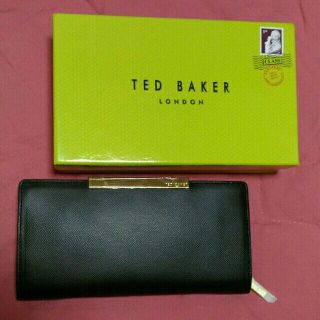 テッドベイカー(TED BAKER)のTED BAKER メタリックバー長財布　2016/17年秋冬新作 (財布)