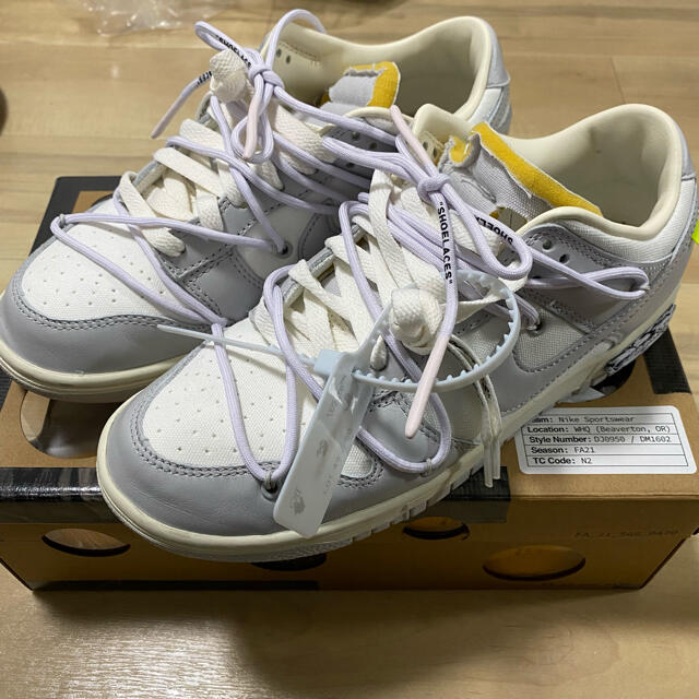 NIKE - NIKE off-white 49 26センチの通販 by 衣服、小物｜ナイキなら ...