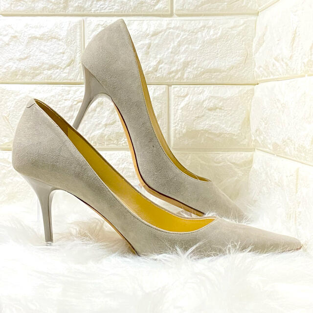 ✿未使用✿ JIMMY CHOO パンプス 24.5cm スエード ピンヒール