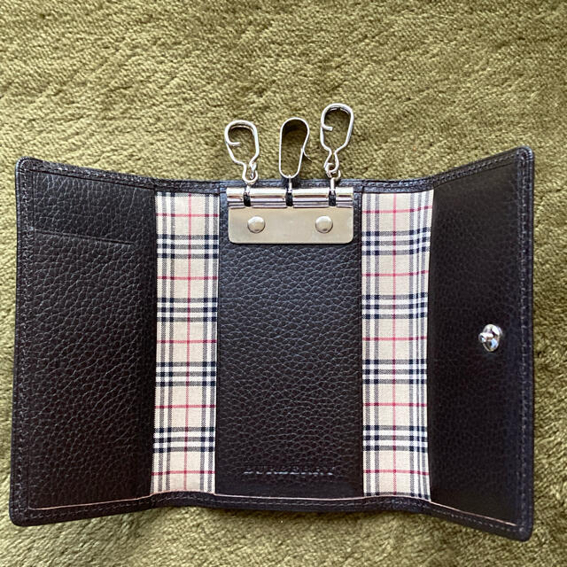 バーバリー☆BURBERRY ☆レザーキーケース☆濃茶 5565-54 バーバリー☆BURBERRY ☆レザーキーケース☆濃茶 5565-54