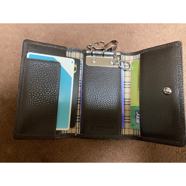 バーバリー☆BURBERRY ☆レザーキーケース☆濃茶 5565-54 バーバリー☆BURBERRY ☆レザーキーケース☆濃茶 5565-54