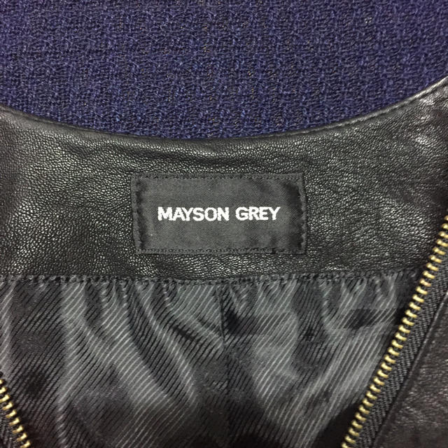 MAYSON GREY(メイソングレイ)のレザージャケット  ヤギ革 レディースのジャケット/アウター(ノーカラージャケット)の商品写真