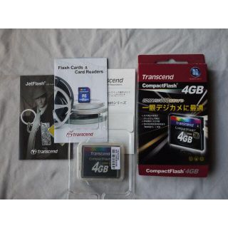 Transcend　コンパクトフラッシュ　4GB(デジタル一眼)