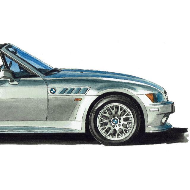 GC-1887 BMW Z3 限定版画サイン額装作家平右ヱ門 4