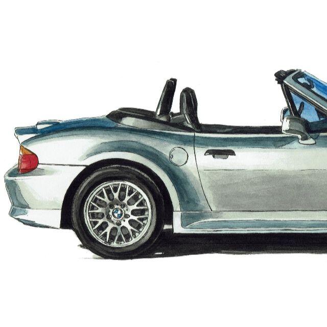 GC-1888 BMW Z3 限定版画サイン額装作家平右ヱ門 3