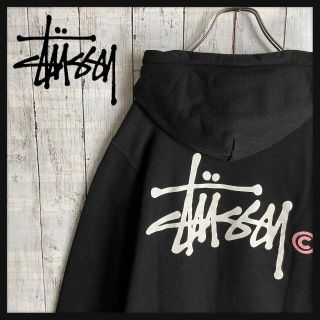 ステューシー(STUSSY)の【定番バックプリント☆大人気カラー】ステューシー ビッグロゴ パーカー(パーカー)