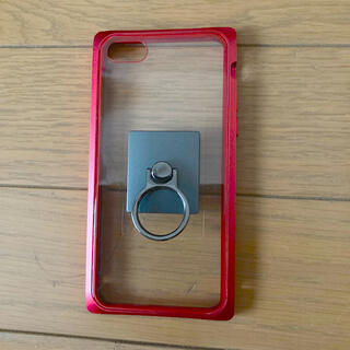 iPhone7 8 SE カバー　アルミ　透明(iPhoneケース)