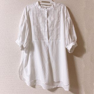 ヴィス(ViS)の★ちえぼん様専用★ピンタック　コットンチュニック(シャツ/ブラウス(半袖/袖なし))