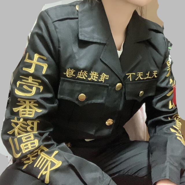 東京卍リベンジャーズ　松野千冬　特攻服 エンタメ/ホビーのコスプレ(衣装一式)の商品写真