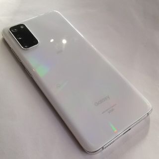 サムスン(SAMSUNG)のGalaxy S20 5G クラウドホワイト 128 GB au SIMフリー (スマートフォン本体)