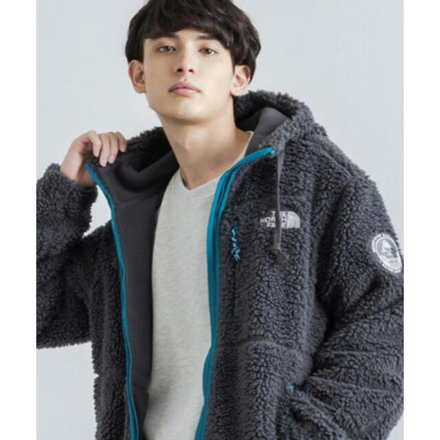 THE NORTH FACE(ザノースフェイス)の限定色☆XXL ノースフェイス　フリース　ボアジャケット　プレイグリーン　リモ メンズのジャケット/アウター(ブルゾン)の商品写真