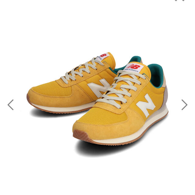 New Balance(ニューバランス)のNew Balance U220 イエロー 24.5cm 公式サイト完売品 レディースの靴/シューズ(スニーカー)の商品写真