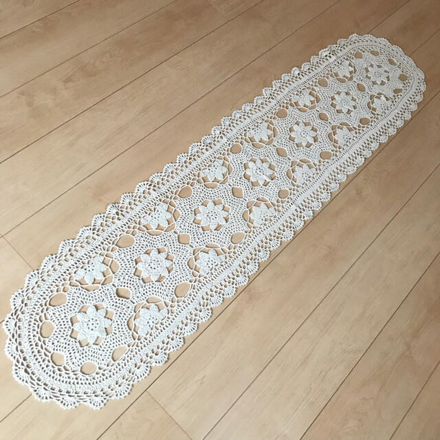 ドイリー レース編み テーブルクロス ピアノカバーマルチカバー31*150cm