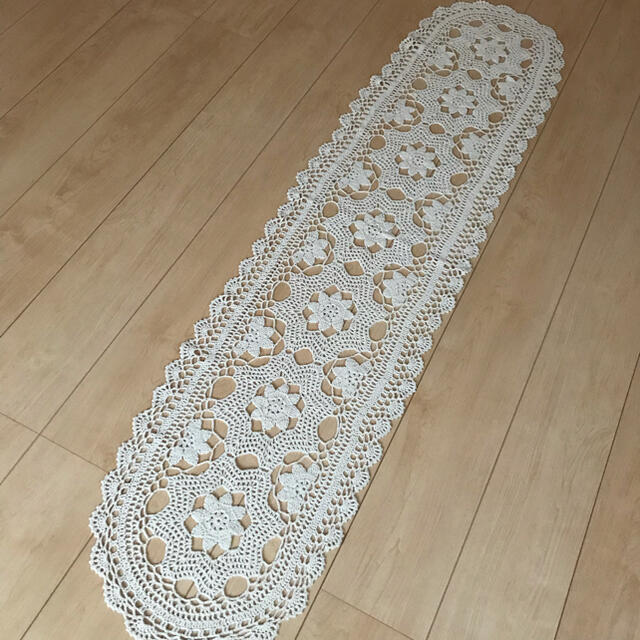 ドイリー レース編み テーブルクロス ピアノカバーマルチカバー31*150cm