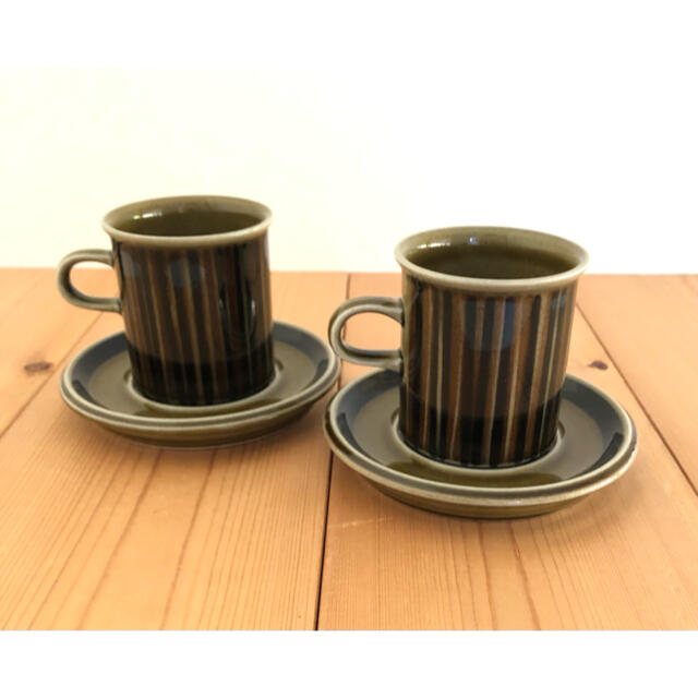 ARABIA コスモス カップ&ソーサー2客セットの通販 by valo shop ...
