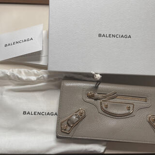 バレンシアガ(Balenciaga)のBALENCIAGA バレンシアガ　グレージュ財布(財布)