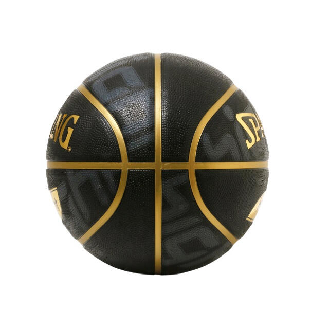 SPALDING(スポルディング)のスポルディング バスケットボール7号 ブラック ゴールド スポーツ/アウトドアのスポーツ/アウトドア その他(バスケットボール)の商品写真