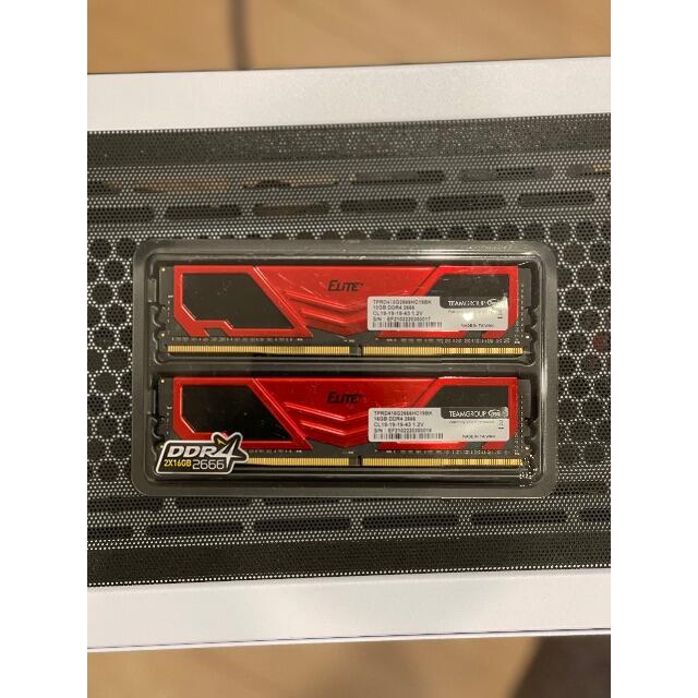 未使用 TEAM DDR4 32GBメモリ 2666mhz