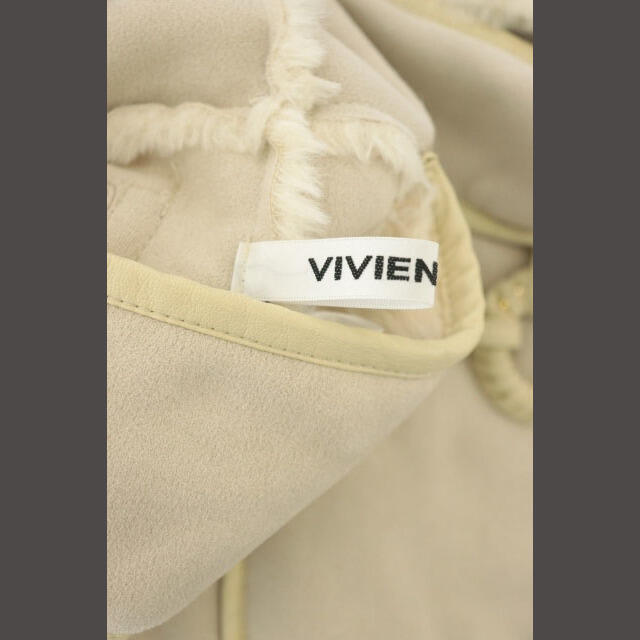 VIVIENNE TAM(ヴィヴィアンタム)のヴィヴィアンタム リバーシブル フェイクムートンコート アウター フード レディースのジャケット/アウター(その他)の商品写真