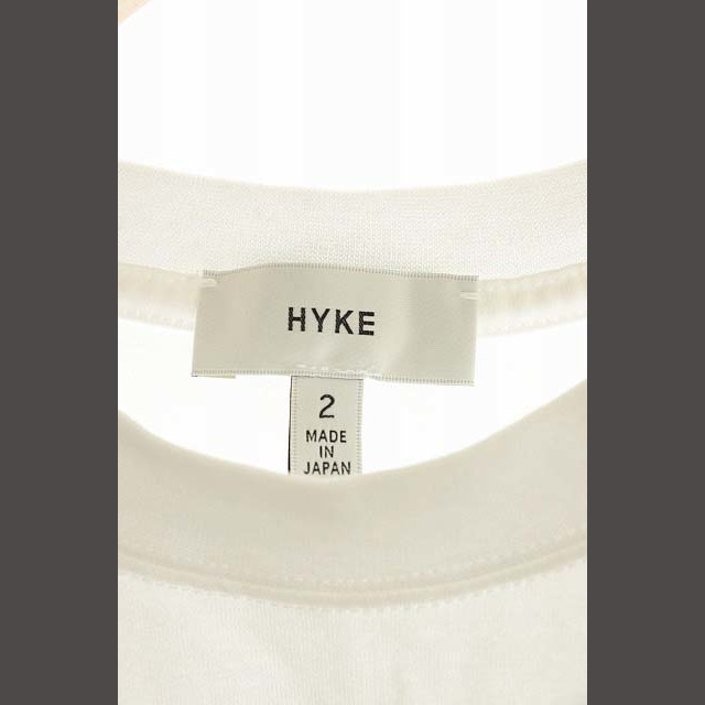 HYKE(ハイク)のハイク スリット Tシャツワンピース ロング マキシ 五分袖 サイドスリット レディースのワンピース(ロングワンピース/マキシワンピース)の商品写真