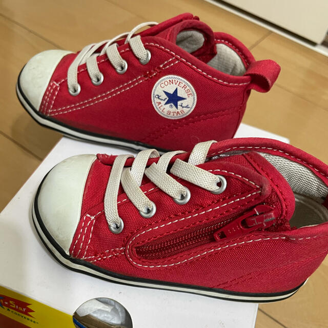 CONVERSE(コンバース)のコンバース  13cm レッド キッズ/ベビー/マタニティのベビー靴/シューズ(~14cm)(スニーカー)の商品写真