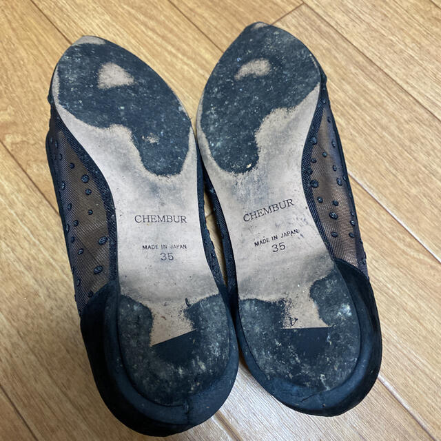 CHEMBUR シースルードットパンプス レディースの靴/シューズ(ハイヒール/パンプス)の商品写真