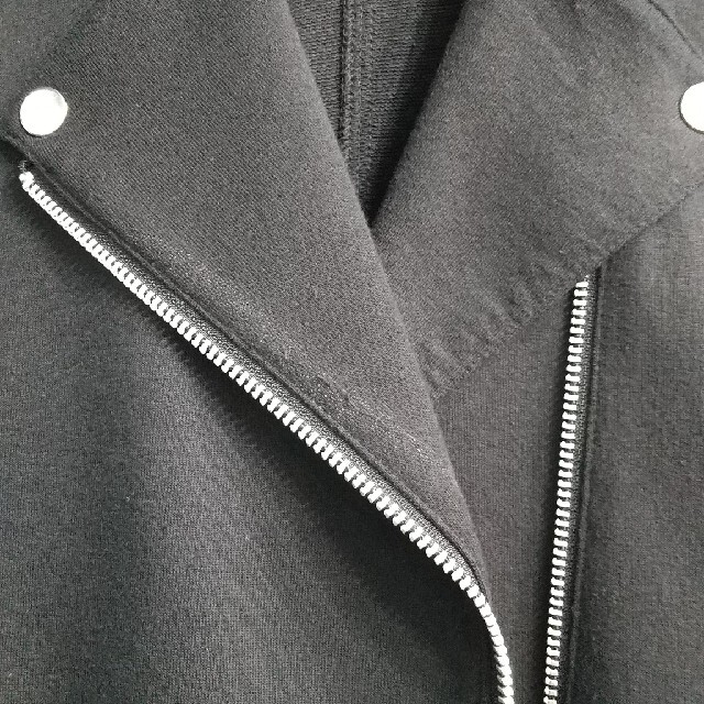 ライダースジャケット　スウェット レディースのジャケット/アウター(ライダースジャケット)の商品写真