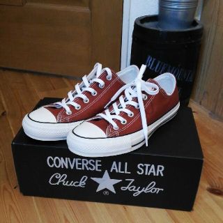 コンバース(CONVERSE)のコンバース　チャックテイラー　ブリックレッド　25.5㌢(スニーカー)