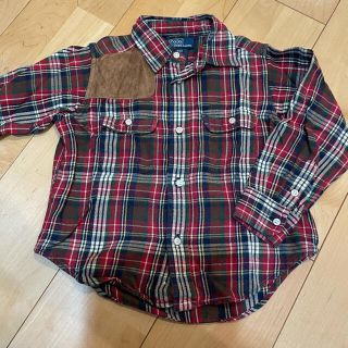 ポロラルフローレン(POLO RALPH LAUREN)のラルフローレン　チェックシャツ　3T(Tシャツ/カットソー)