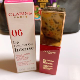 クラランス(CLARINS)のクラランス コンフォート リップオイル インテンス 06 インテンス フューシ…(リップグロス)