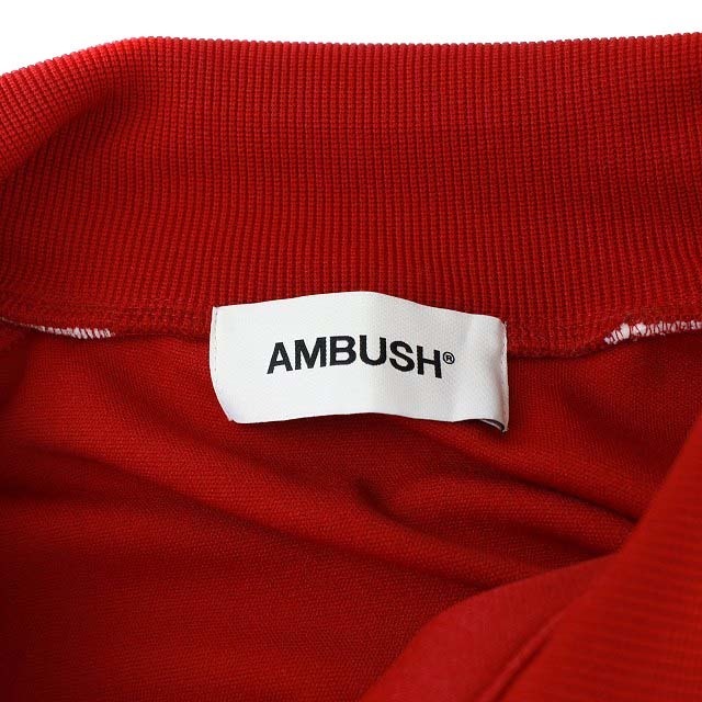 AMBUSH(アンブッシュ)のアンブッシュ トラックジャケット ジャージ ジップアップ アウター 3 赤 白 メンズのジャケット/アウター(ブルゾン)の商品写真