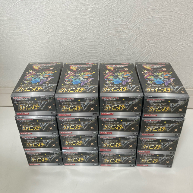 未開封ポケモンカード シャイニースターv 16box 未開封 シュリンク付