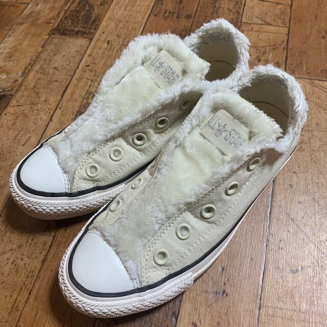 未使用　難有り　converse　コンバース　ボア　スリッポン　23cm