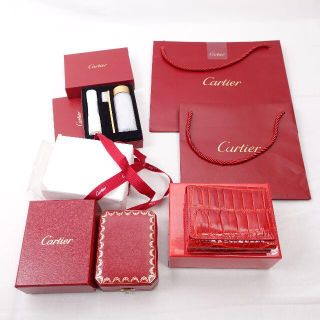 カルティエ(Cartier)のCartier/お宝ポーチ　紙袋/ジュエリーケース/クリーナー/三つ折り財布(日用品/生活雑貨)