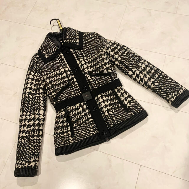 値段交渉可‼️超美品‼️MONCLER 千鳥柄ダウンコート