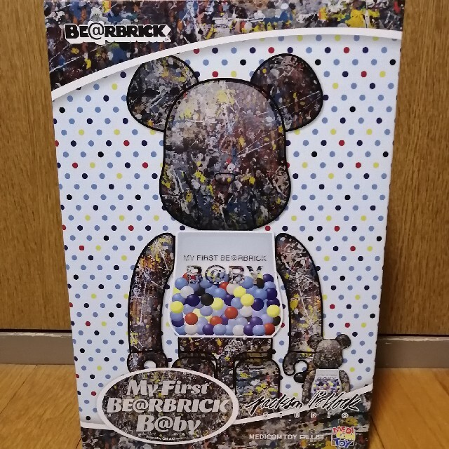 MEDICOM TOY(メディコムトイ)のMY FIRST BE@RBRICK B@BY Jackson Pollock エンタメ/ホビーのフィギュア(その他)の商品写真