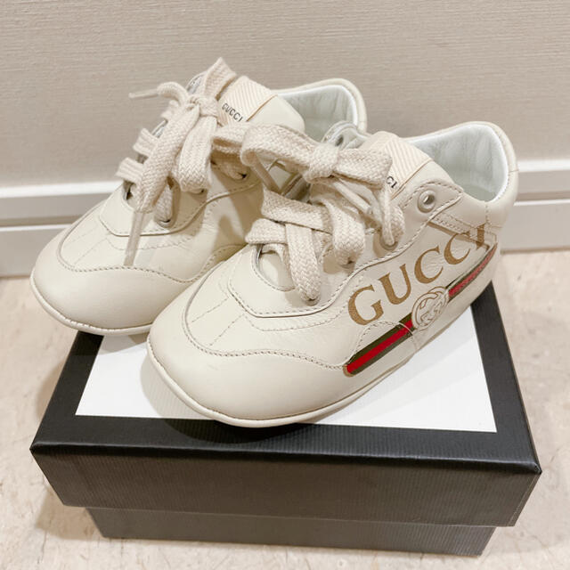 GUCCI/グッチ 〔ベビー〕ライトン GUCCI プリント スニーカー-