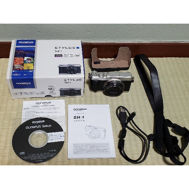 OLYMPUS コンパクトデジタルカメラ オリンパス SH SH-1 SILVE