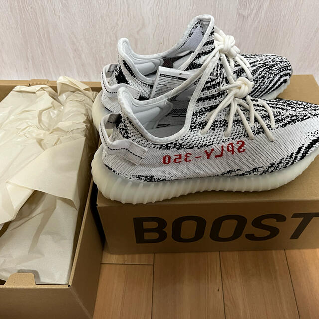 YEEZY BOOST 350 V2 ゼブラ　28.5スニーカー