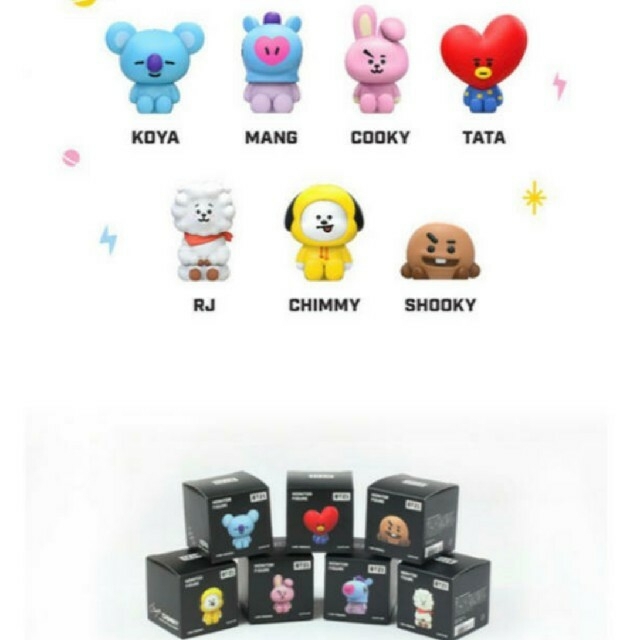 マジックショ新品未開封★BT21 モニターフィギュア セット 正規品