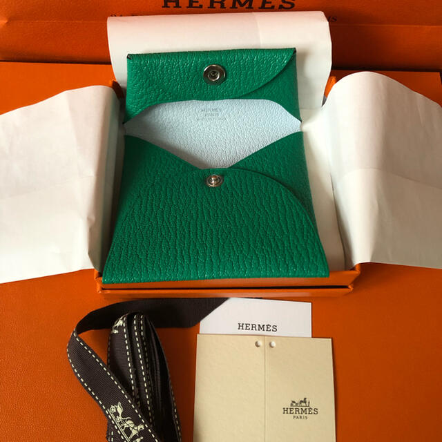 HERMES ⭐︎バスティア⭐︎ヴェルソ⭐︎新品⭐︎ミント　ブルーブリュム