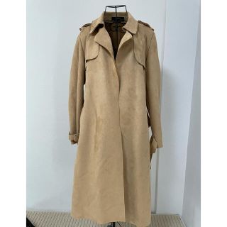 ザラ(ZARA)の【未使用】𝐙𝐀𝐑𝐀スエード調トレンチコート(トレンチコート)