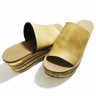 クロエ(Chloe)のクロエ PLATFORM SABOT CAMILLE カミーユ コルク サンダル(サンダル)